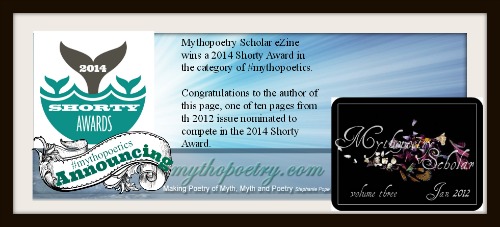 2014 Shorty Award in #mythopoetics